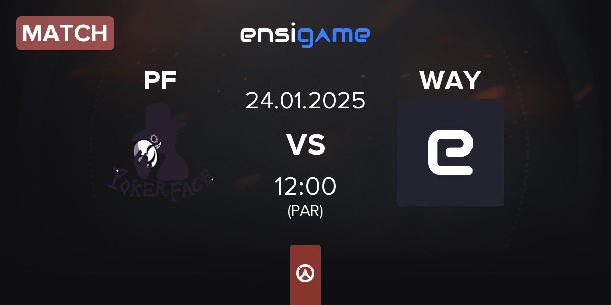 Match Poker Face PF vs WAY | 24.01