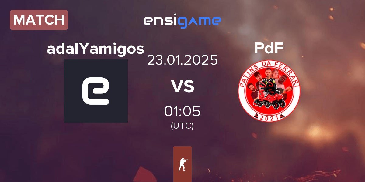 Match adalYamigos adal vs Patins da Ferrari PdF | 23.01