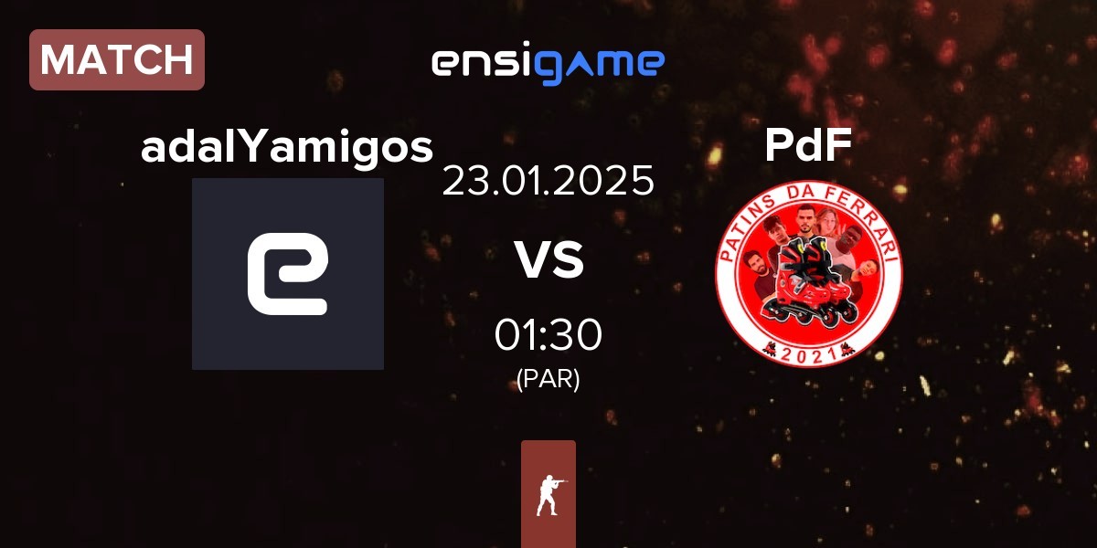 Match adalYamigos vs Patins da Ferrari PdF | 23.01