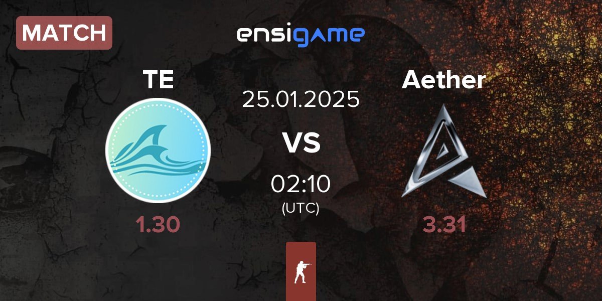 Match Tsunami Esports TE vs Team Aether Aether | 25.01