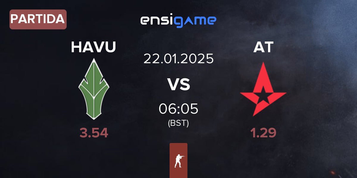 Partida HAVU Gaming HAVU vs Astralis Talent AT | 22.01