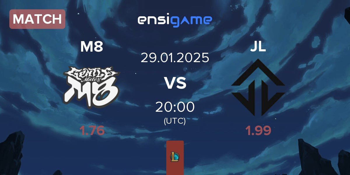 Match Gentle Mates M8 vs Joblife JL | 29.01