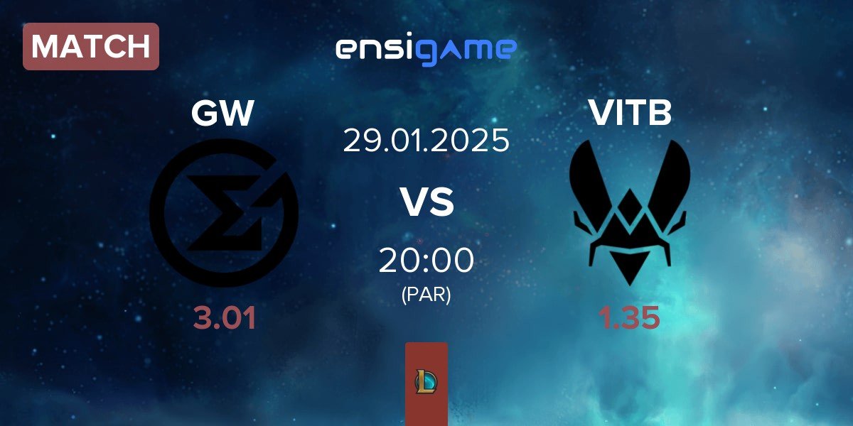 Match GameWard GW vs Vitality.Bee VITB | 29.01