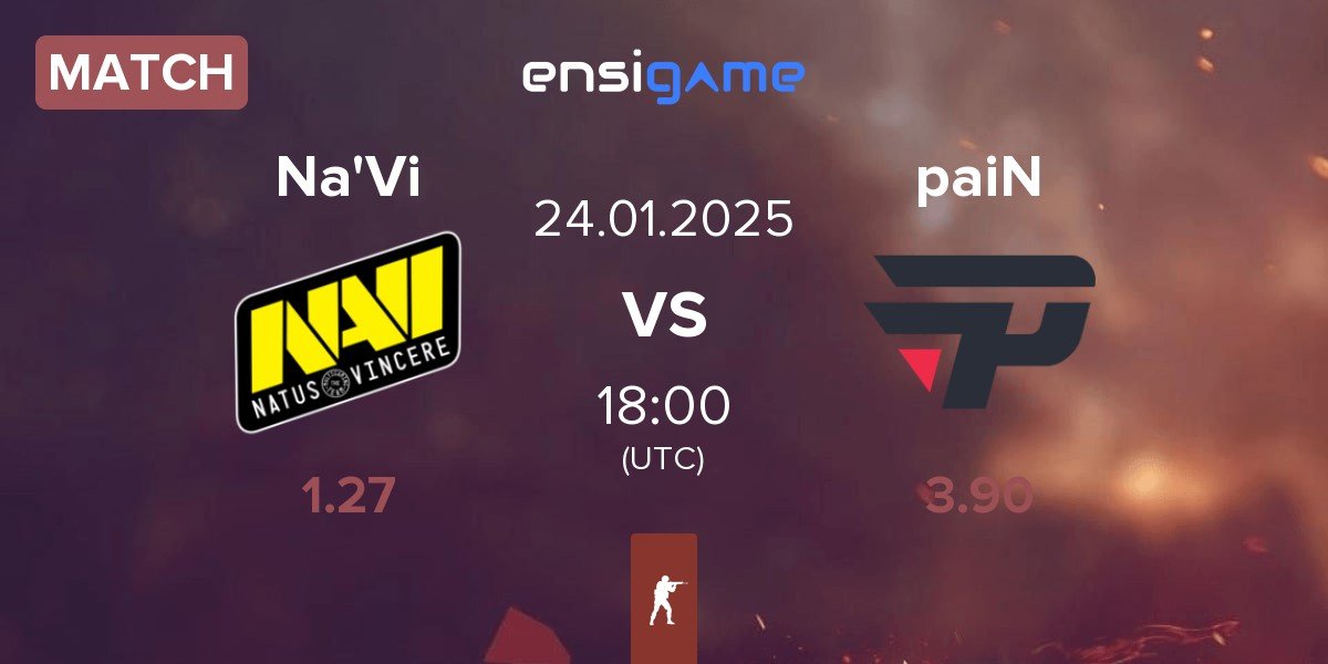 Match Natus Vincere Na'Vi vs paiN Gaming paiN | 24.01