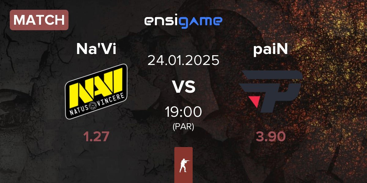 Match Natus Vincere Na'Vi vs paiN Gaming paiN | 24.01