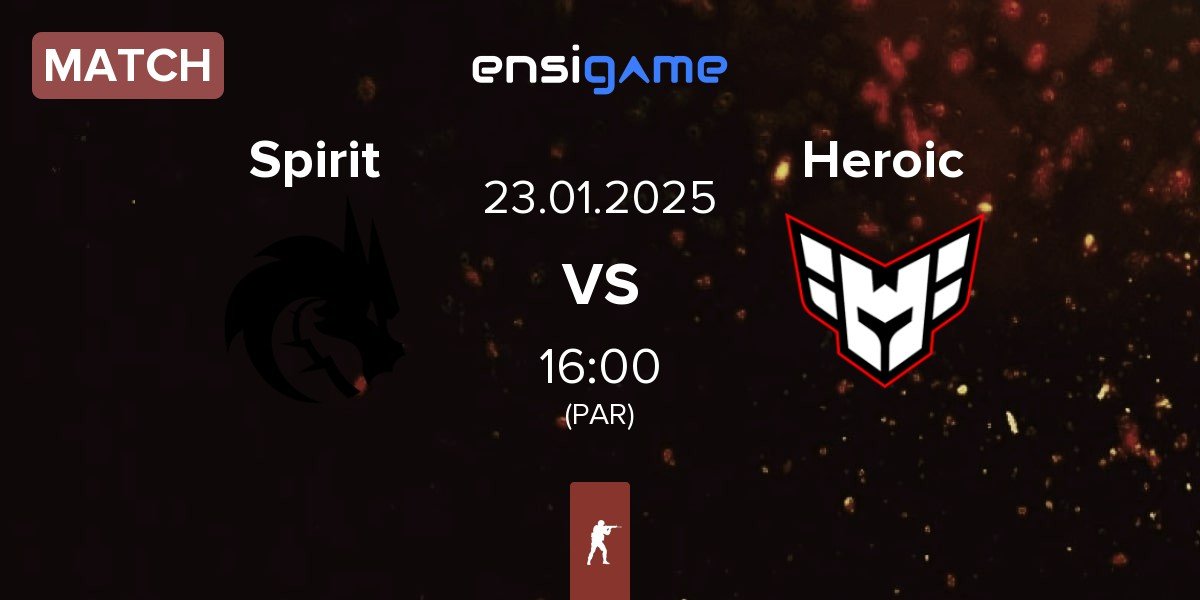 Match Team Spirit Spirit vs Heroic | 23.01