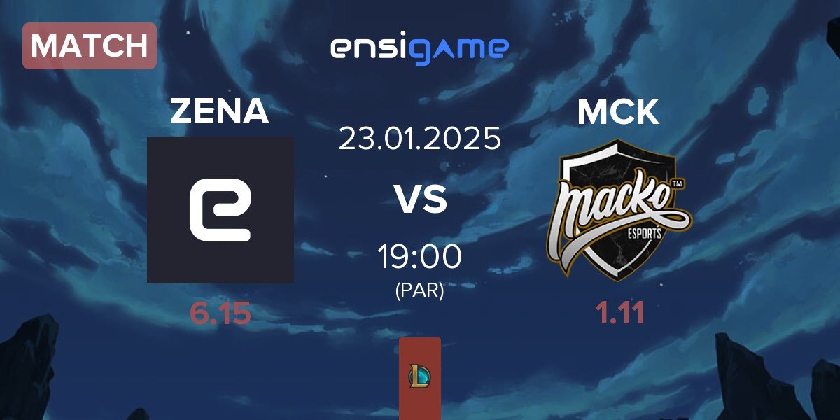 Match Zena Esports ZENA vs Macko Esports MCK | 23.01