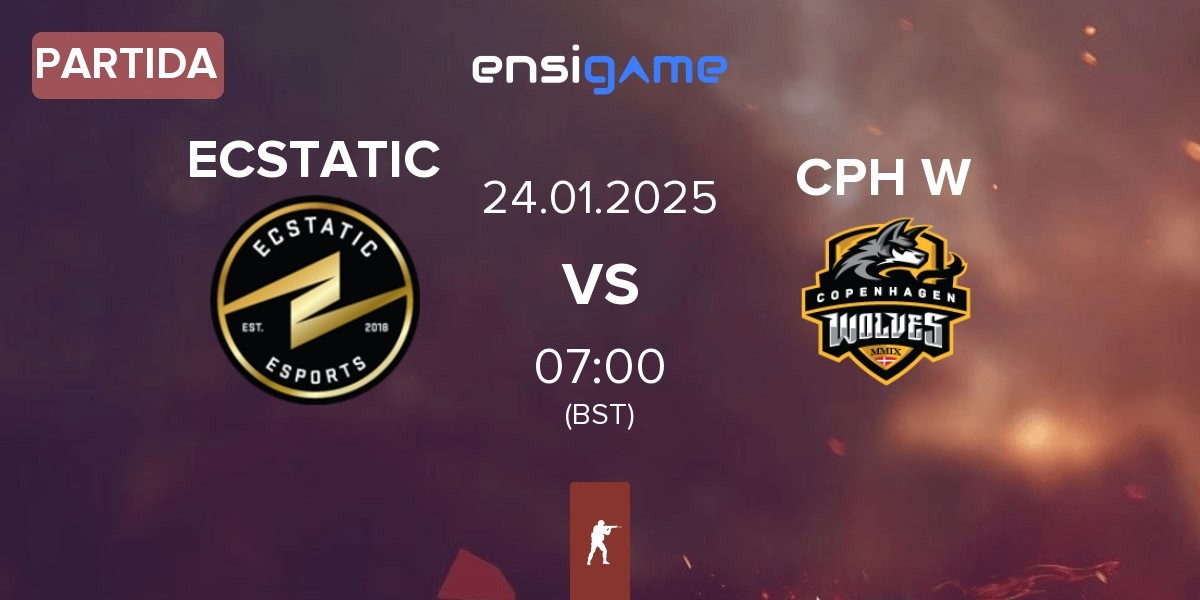 Partida ECSTATIC vs Copenhagen Wolves CPH W | 24.01