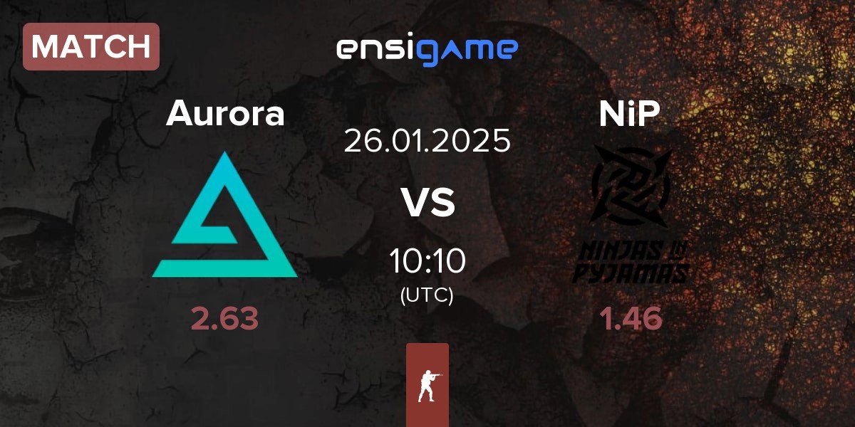 Match Aurora Gaming Aurora vs Ninjas in Pyjamas NiP | 26.01