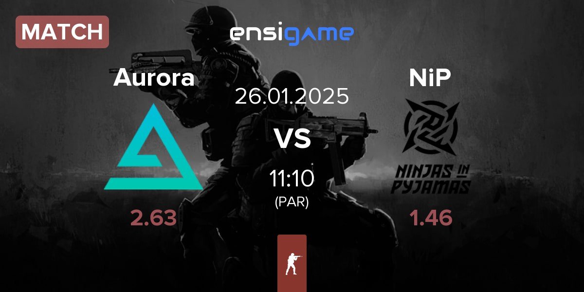 Match Aurora Gaming Aurora vs Ninjas in Pyjamas NiP | 26.01