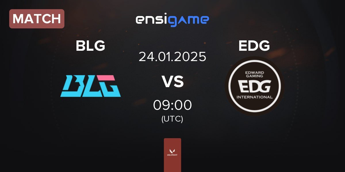 Match Bilibili Gaming BLG vs Edward Gaming EDG | 24.01