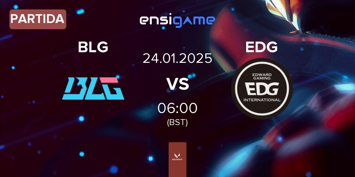 Partida Bilibili Gaming BLG vs Edward Gaming EDG | 24.01