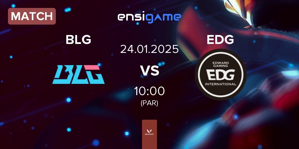 Match Bilibili Gaming BLG vs Edward Gaming EDG | 24.01