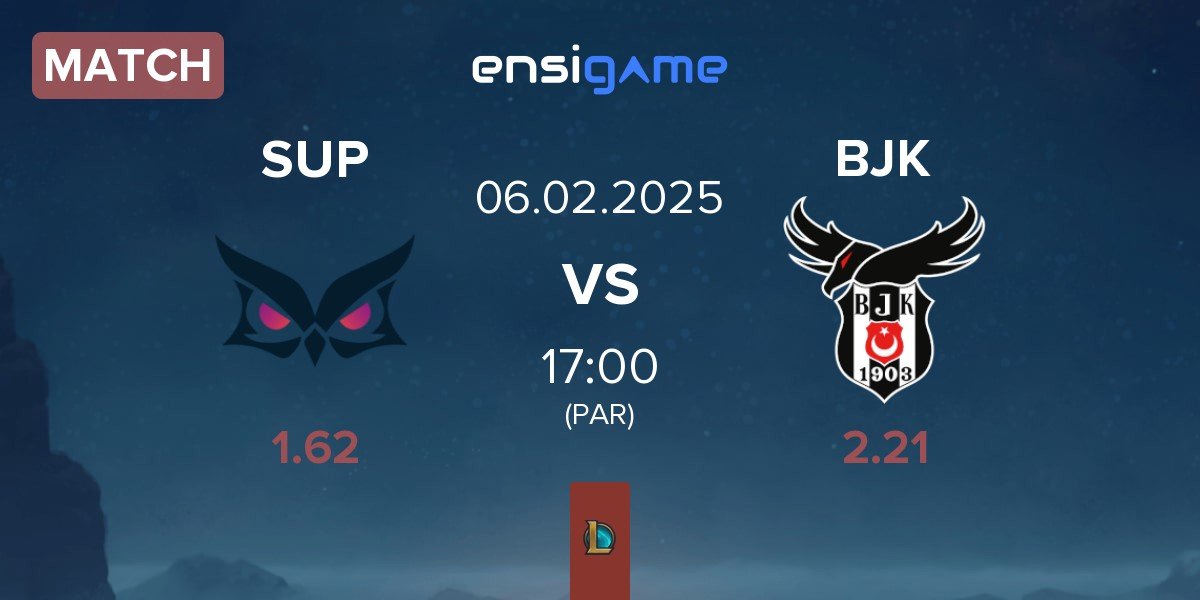 Match Papara SuperMassive SUP vs Besiktas Esports BJK | 06.02