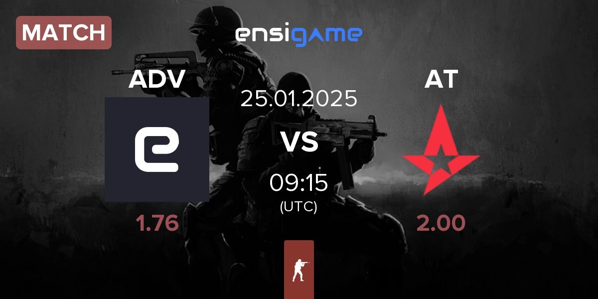 Match Adventurers ADV vs Astralis Talent AT | 25.01