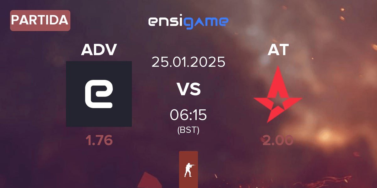 Partida Adventurers ADV vs Astralis Talent AT | 25.01