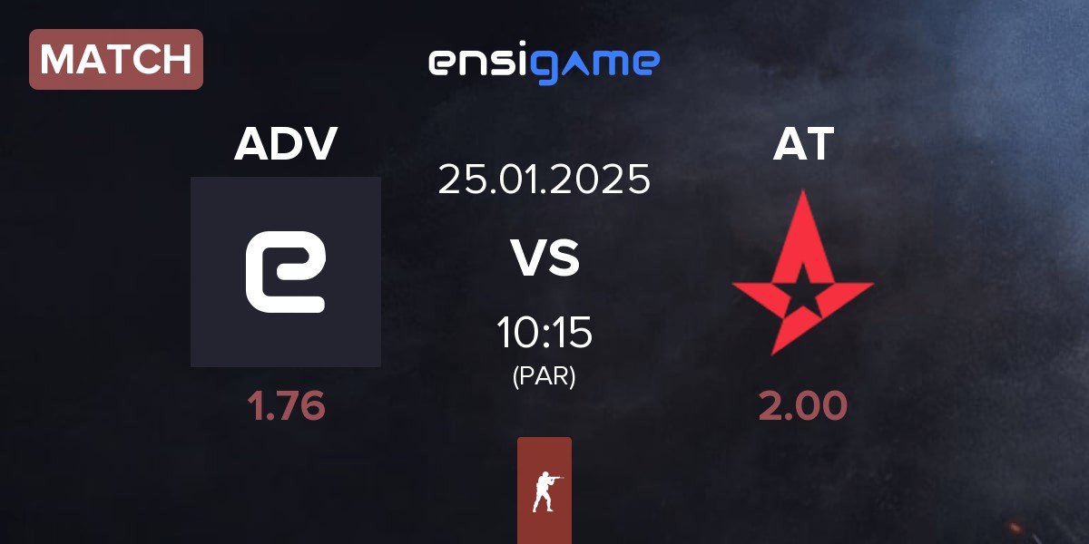 Match Adventurers ADV vs Astralis Talent AT | 25.01