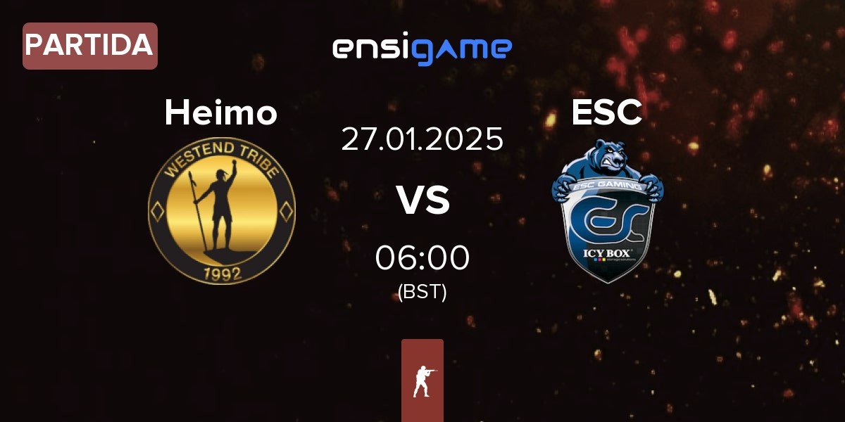 Partida Heimo Esports Heimo vs ESC Gaming ESC | 27.01