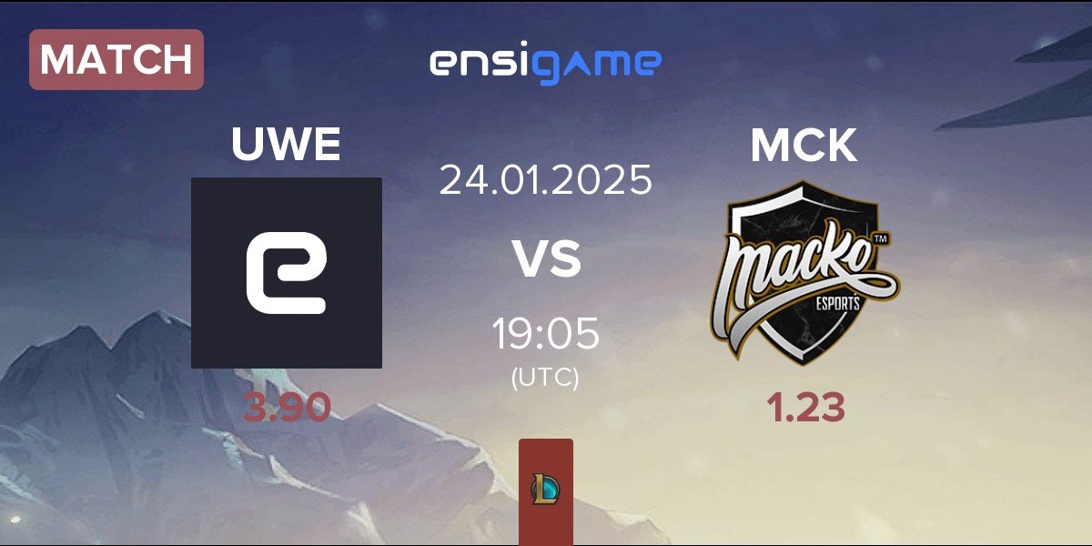 Match Underworld Esports UWE vs Macko Esports MCK | 24.01