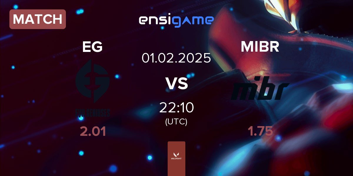 Match Evil Geniuses EG vs Made in Brazil MIBR | 01.02