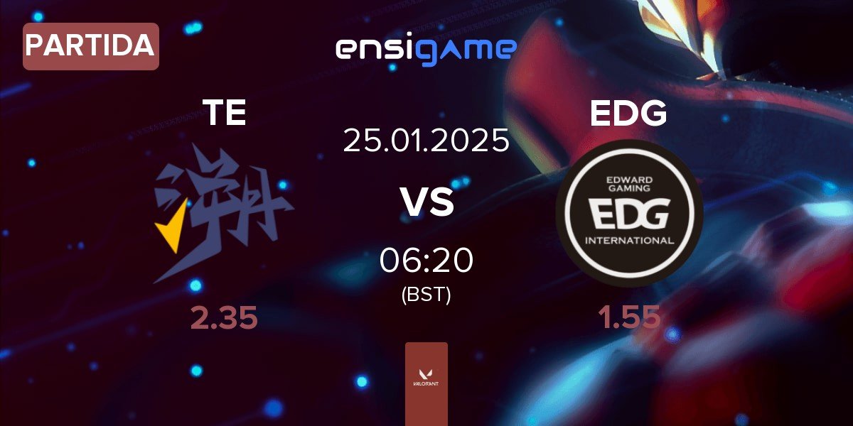 Partida Trace Esports TE vs Edward Gaming EDG | 25.01