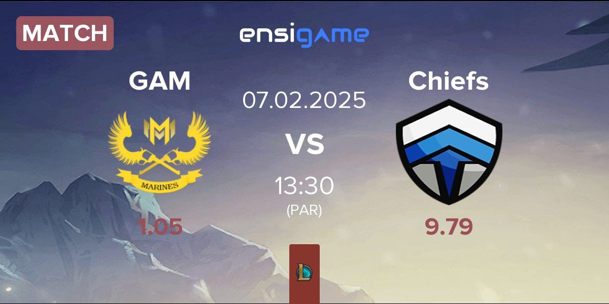 Match GAM Esports GAM vs Chiefs eSports Club Chiefs | 07.02