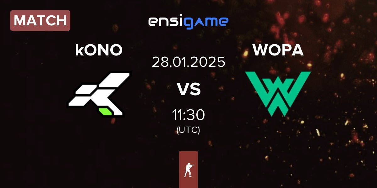 Match kONO.ECF kONO vs WOPA Esport WOPA | 28.01