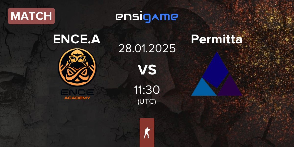 Match ENCE Academy ENCE.A vs Permitta Esports Permitta | 28.01