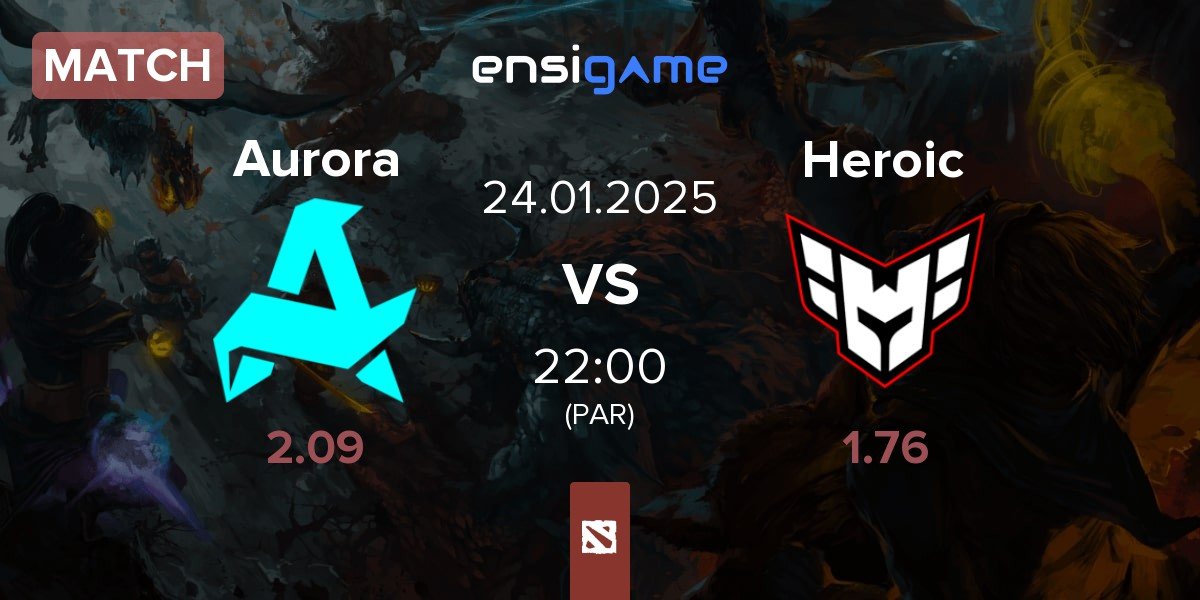 Match Aurora vs Heroic | 24.01