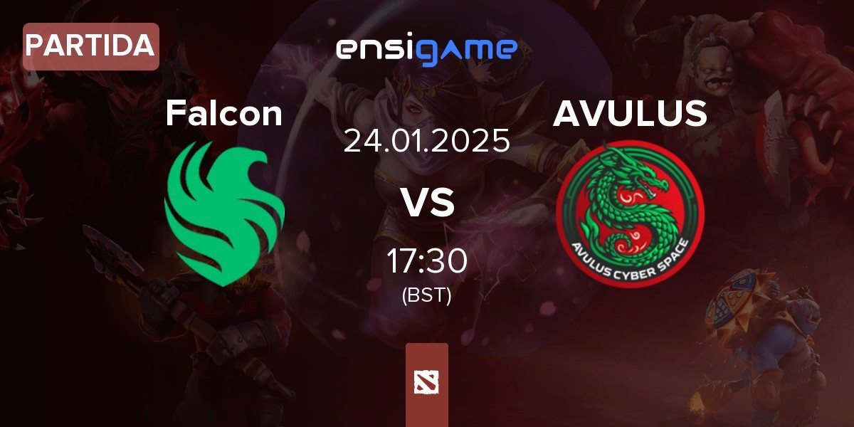 Partida Team Falcons Falcon vs AVULUS | 24.01