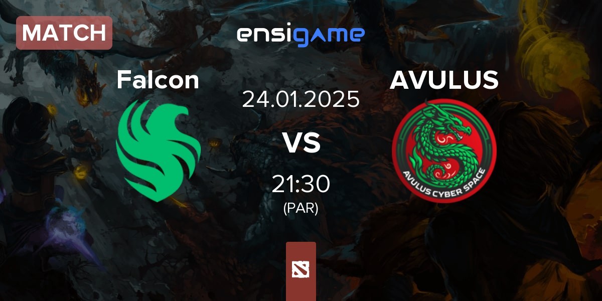 Match Team Falcons Falcon vs AVULUS | 24.01