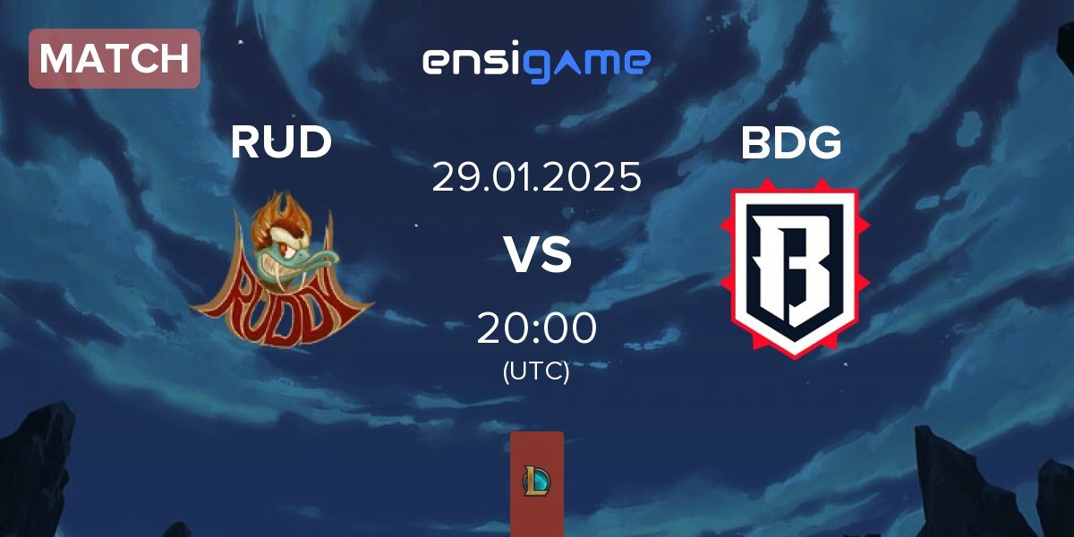 Match Ruddy Esports RUD vs Bulldog Esports BDG | 29.01