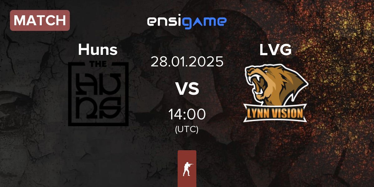 Match The Huns Esports Huns vs Lynn Vision Gaming LVG | 28.01