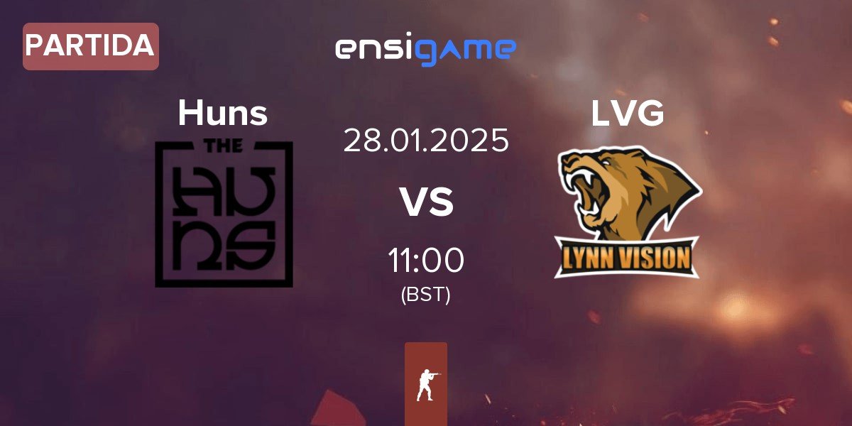 Partida The Huns Esports Huns vs Lynn Vision Gaming LVG | 28.01