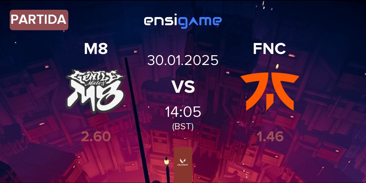 Partida Gentle Mates M8 vs Fnatic FNC | 30.01