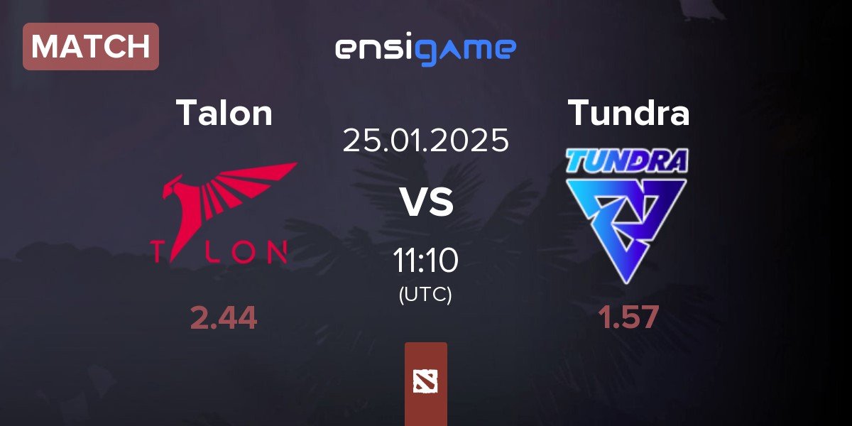 Match Talon Esports Talon vs Tundra Esports Tundra | 25.01