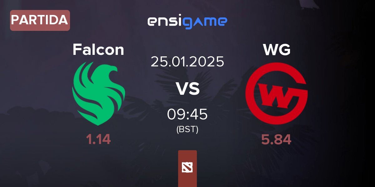 Partida Team Falcons Falcon vs Wildcard Gaming WG | 25.01