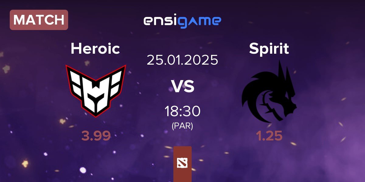 Match Heroic vs Team Spirit Spirit | 25.01