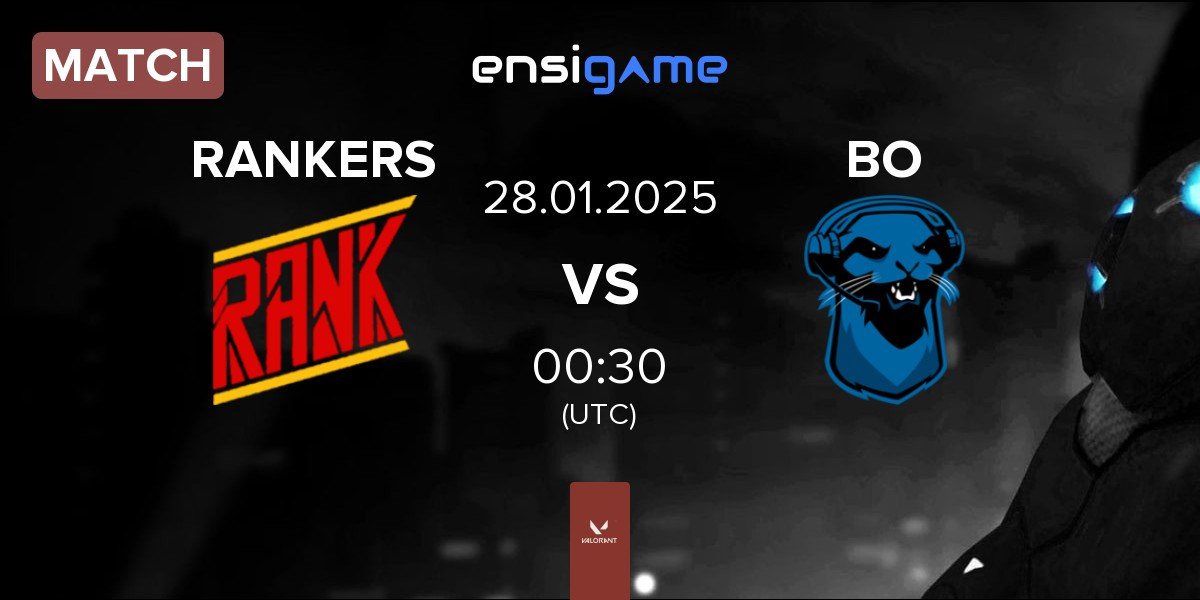 Match RANKERS vs Blue Otter BO | 28.01