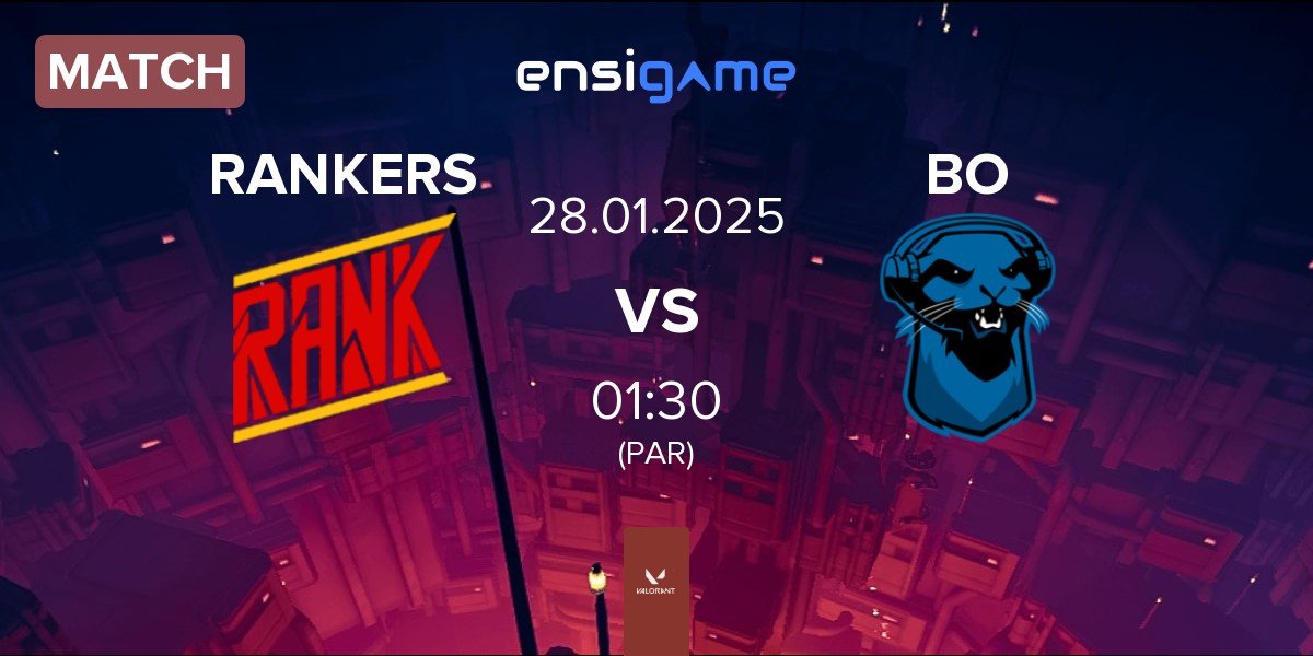 Match RANKERS vs Blue Otter BO | 28.01