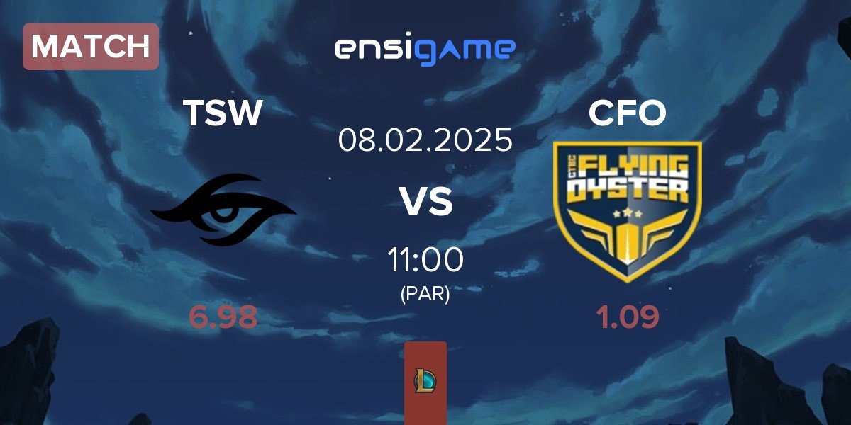 Match Team Secret Whales TSW vs CTBC Flying Oyster CFO | 08.02