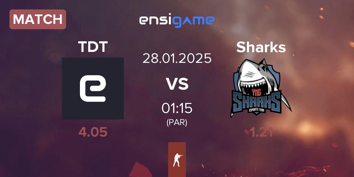 Match Tropa do Taco TDT vs Sharks Esports Sharks | 28.01