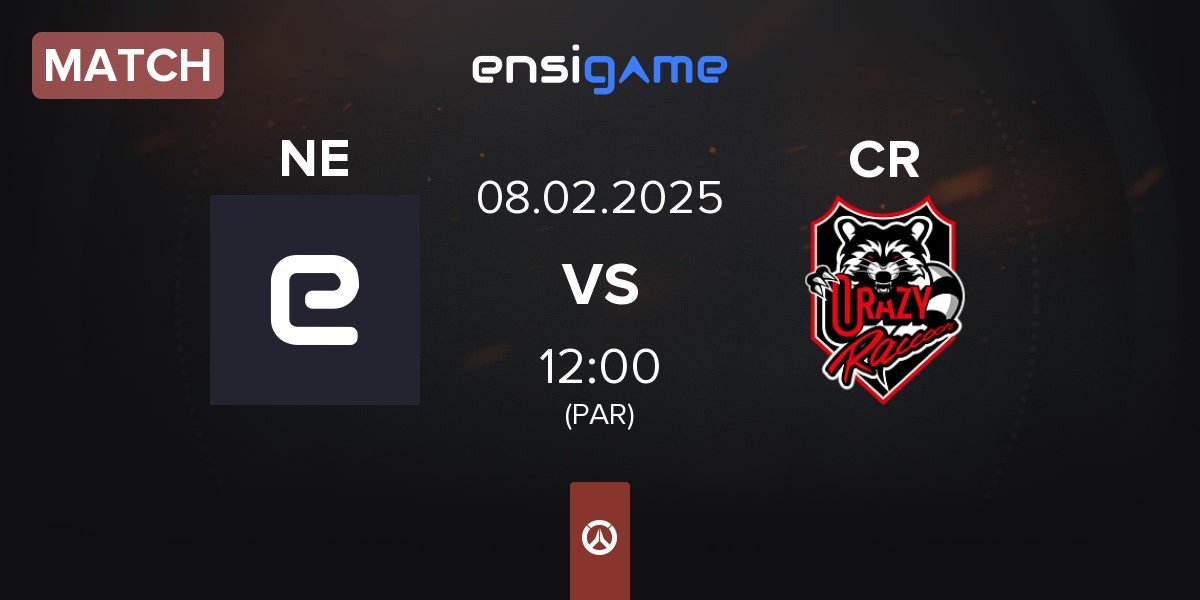 Match New Era NE vs Crazy Raccoon CR | 08.02