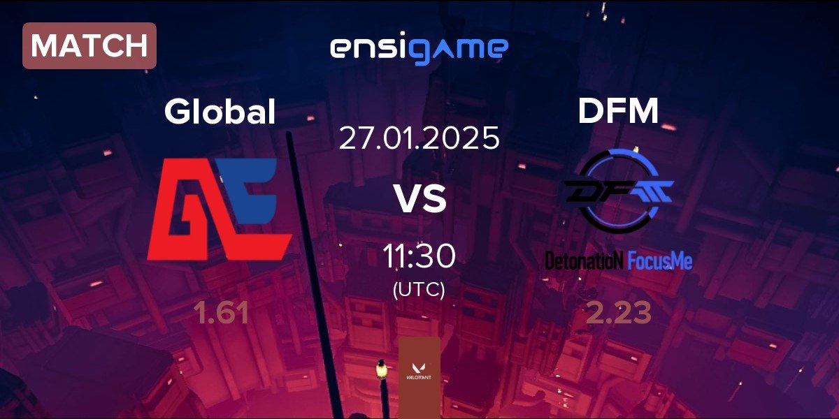 Match Global Esports Global vs DetonatioN FocusMe DFM | 27.01