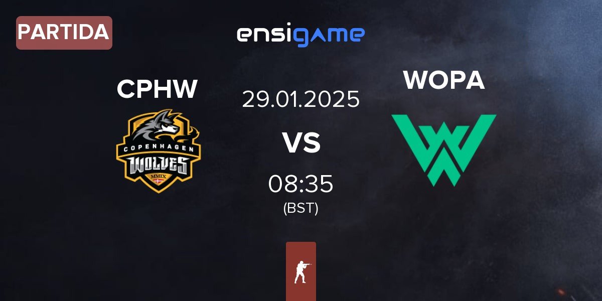 Partida Copenhagen Wolves CPHW vs WOPA Esport WOPA | 29.01