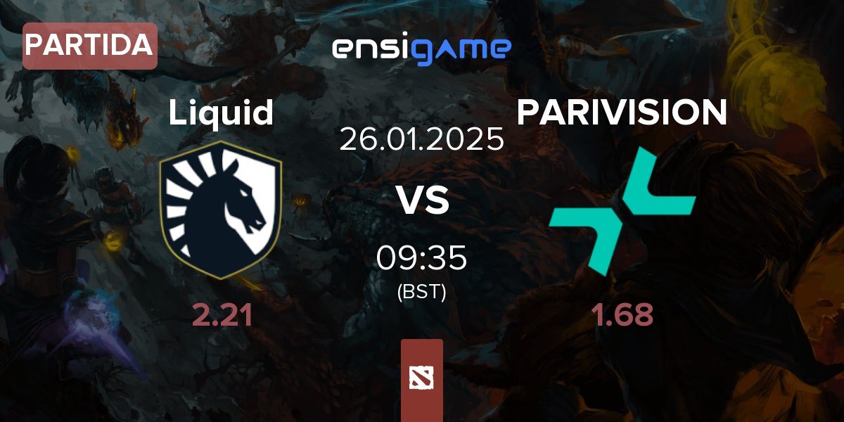 Partida Team Liquid Liquid vs PARIVISION | 26.01