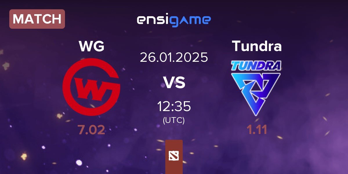 Match Wildcard Gaming WG vs Tundra Esports Tundra | 26.01