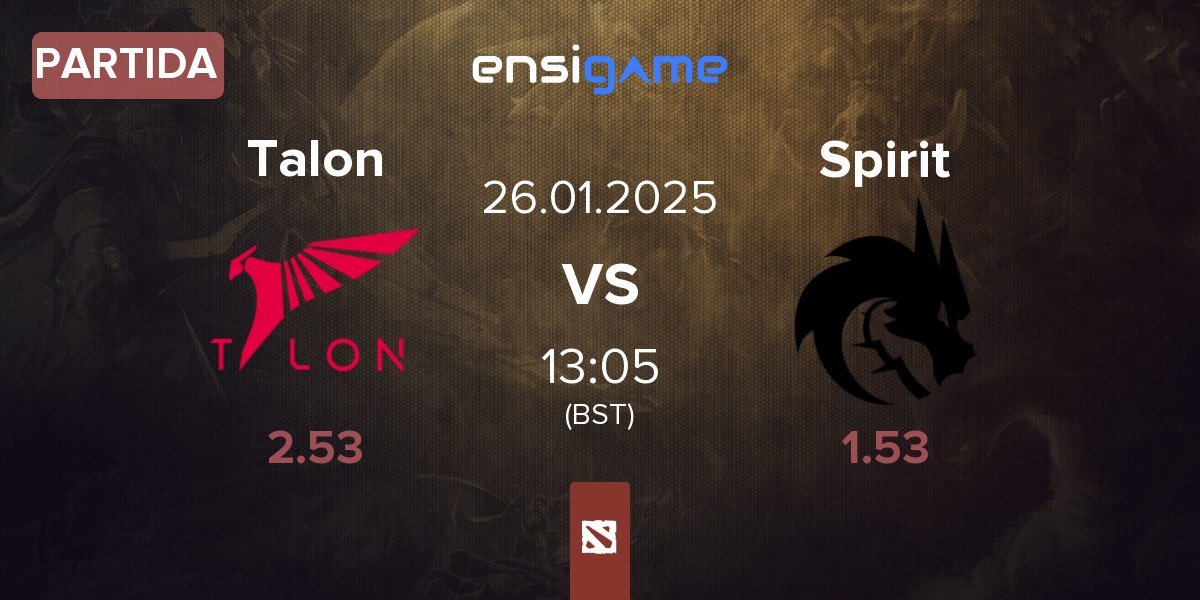 Partida Talon Esports Talon vs Team Spirit Spirit | 26.01