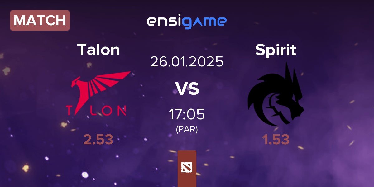 Match Talon Esports Talon vs Team Spirit Spirit | 26.01