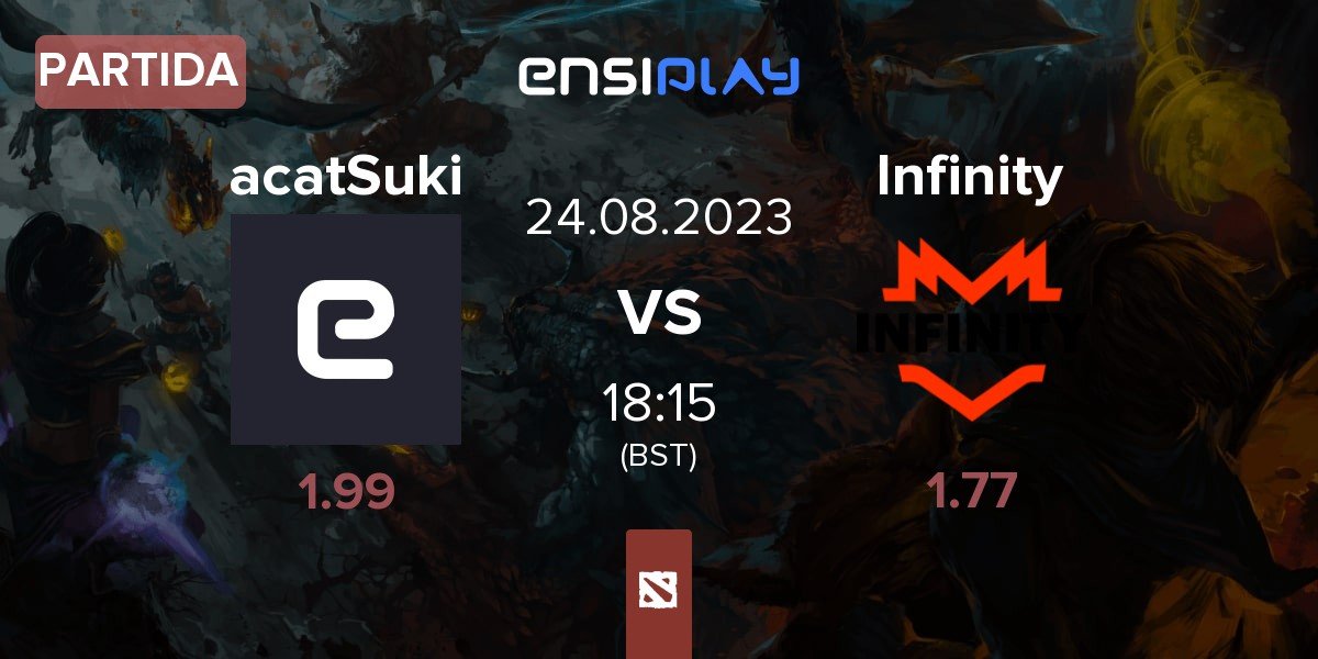 Partida AcatSuki acatSuki vs Infinity Esports Infinity | 24.08